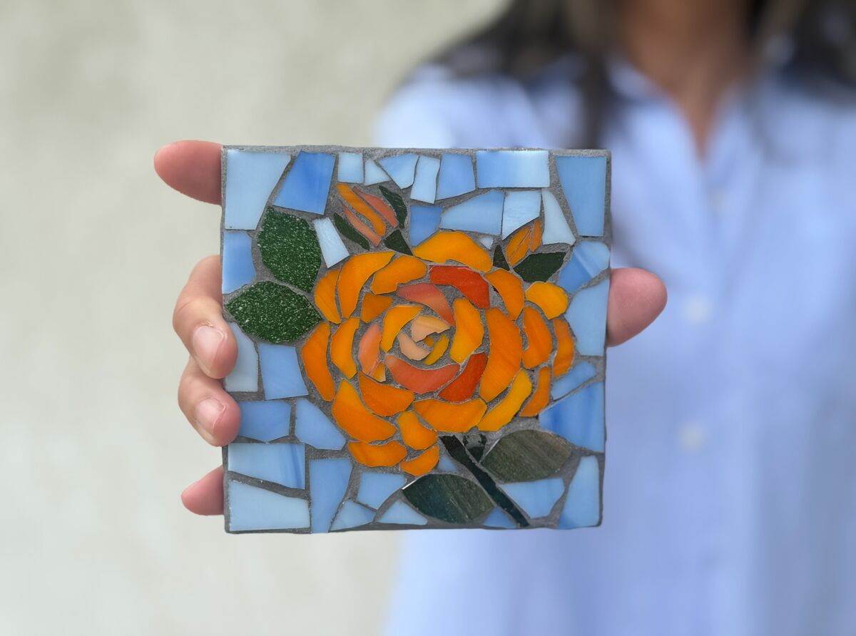 Hero image for event titled Workshop: Mosaics in Bloom