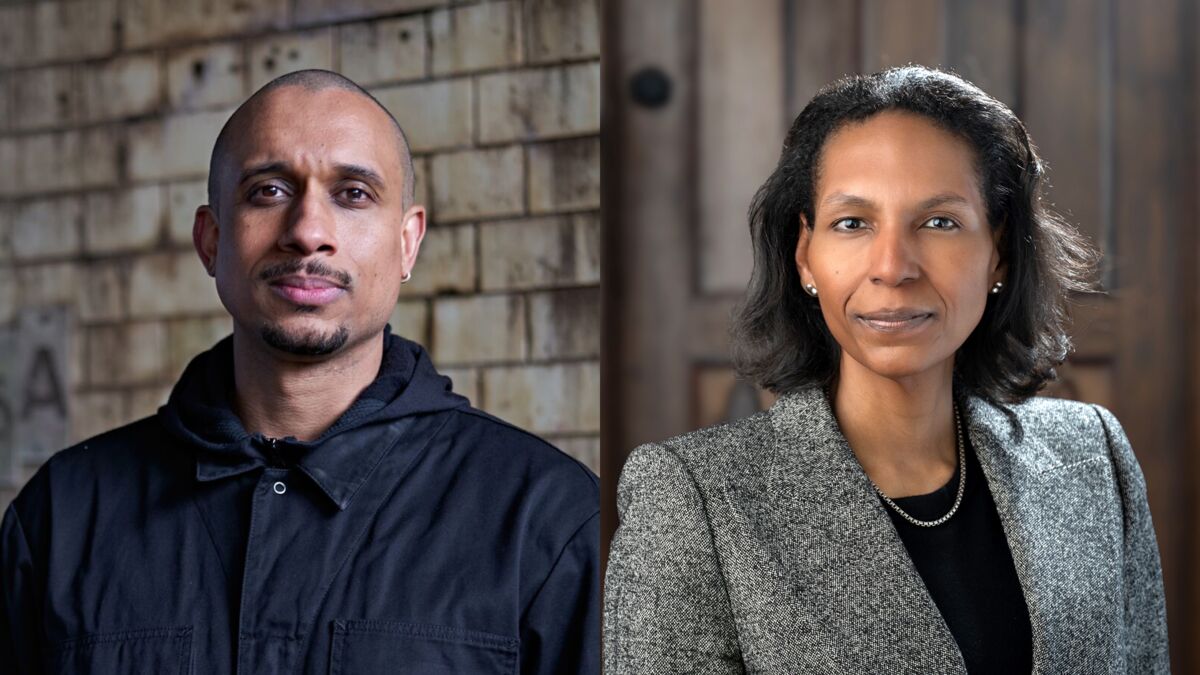 Thumbnail image for event called Artist Walkthrough: Thomas J Price & Courtney J. Martin on ‘Thomas J Price. Resilience of Scale’