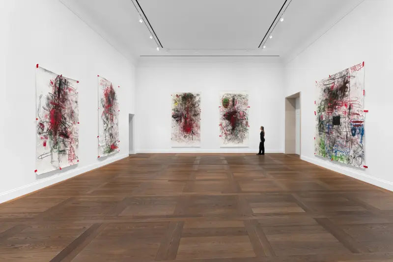 Thumbnail image for press titled Paul McCarthy combines drawing and performance in a free exhibition in Paris