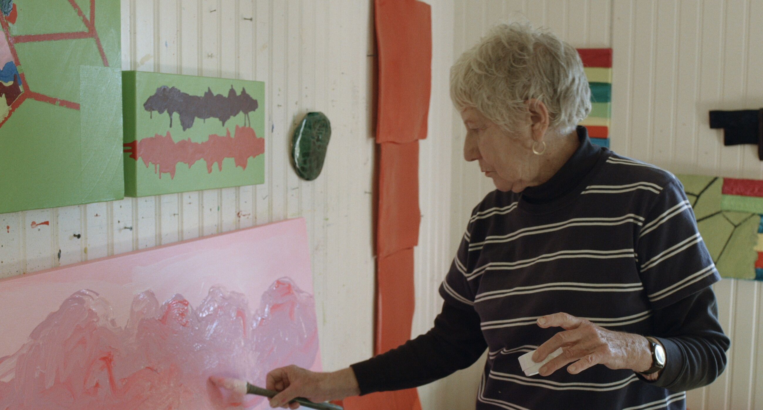 Hero image for event titled Film Screening: ‘Mary Heilmann: Waves, Roads & Hallucinations’
