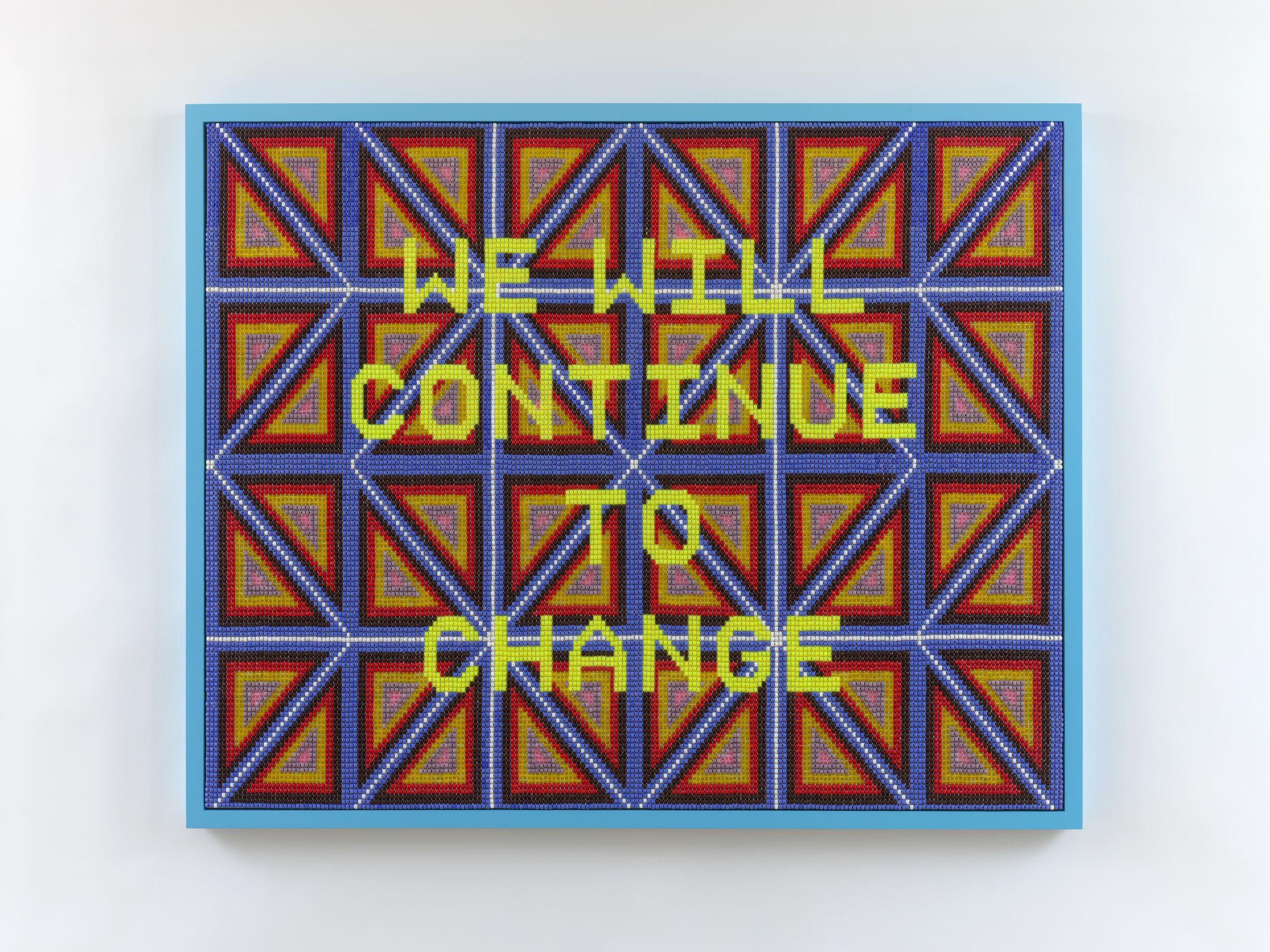 Thumbnail image for exhibition titled Jeffrey Gibson<br>BOSHULLICHI / INLƲCHI—WE WILL CONTINUE TO CHANGE