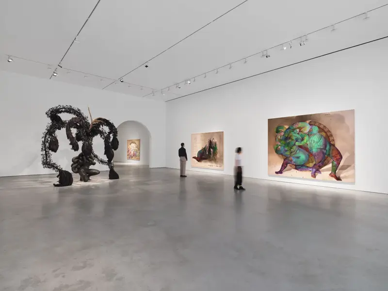 Thumbnail image for press titled In Her Hauser & Wirth Debut, Firelei Báez Creates Portals to an Imaginative Future Beyond Collapse