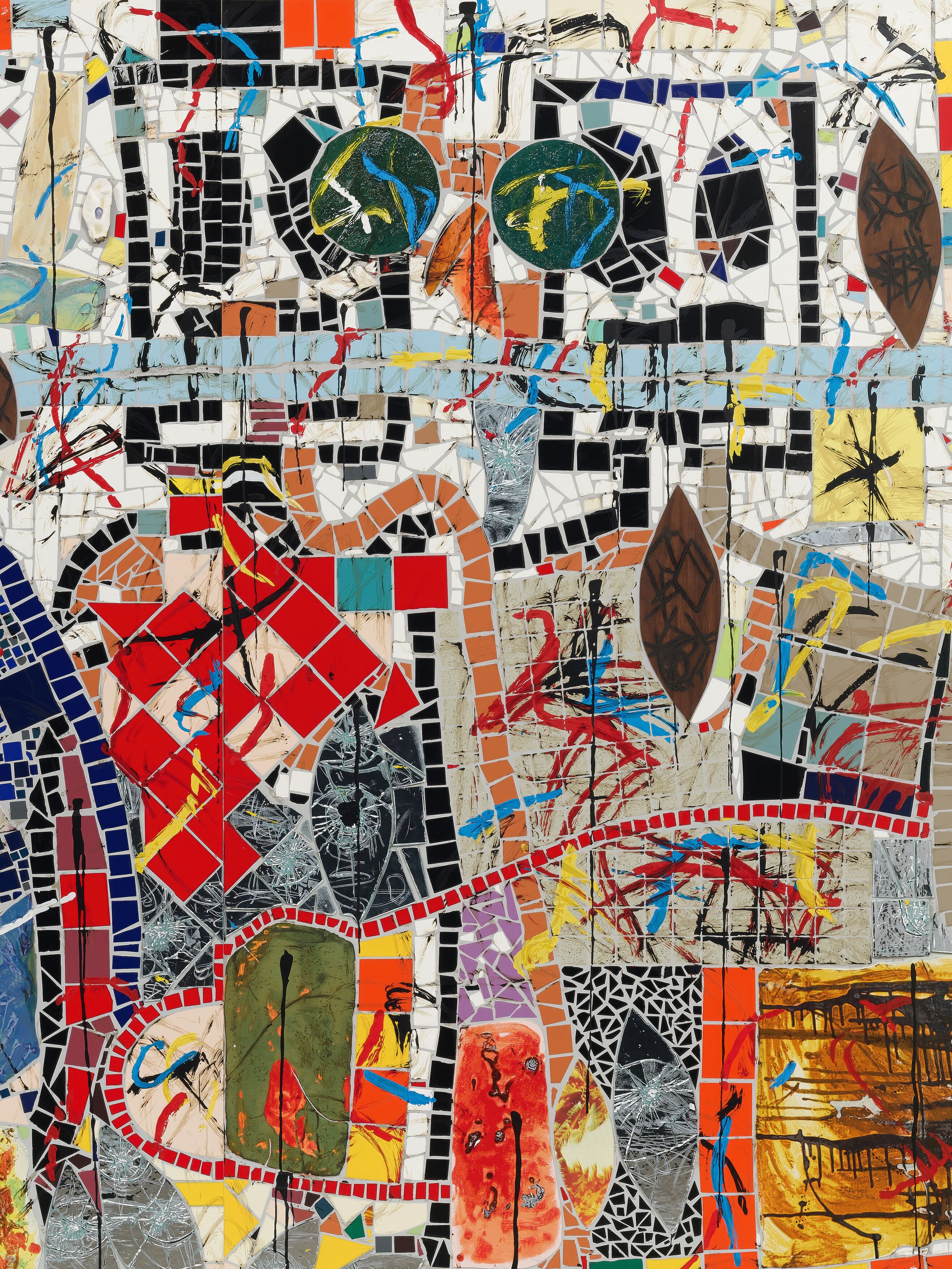 Rashid Johnson - Untitled (Large Mosaic) - Hauser & Wirth