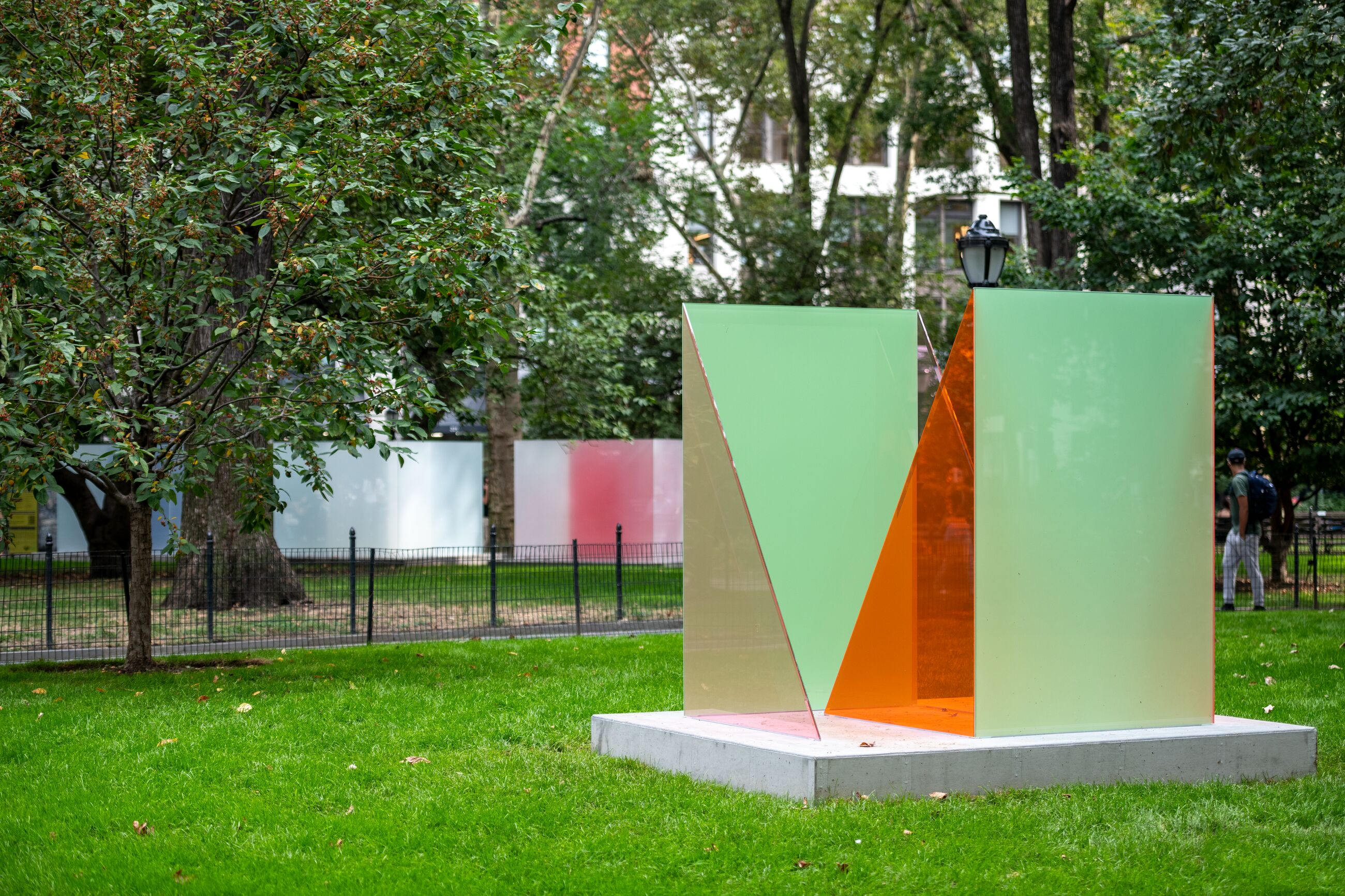 Image for exhibition titled Larry Bell<br>Improvisations in the Park