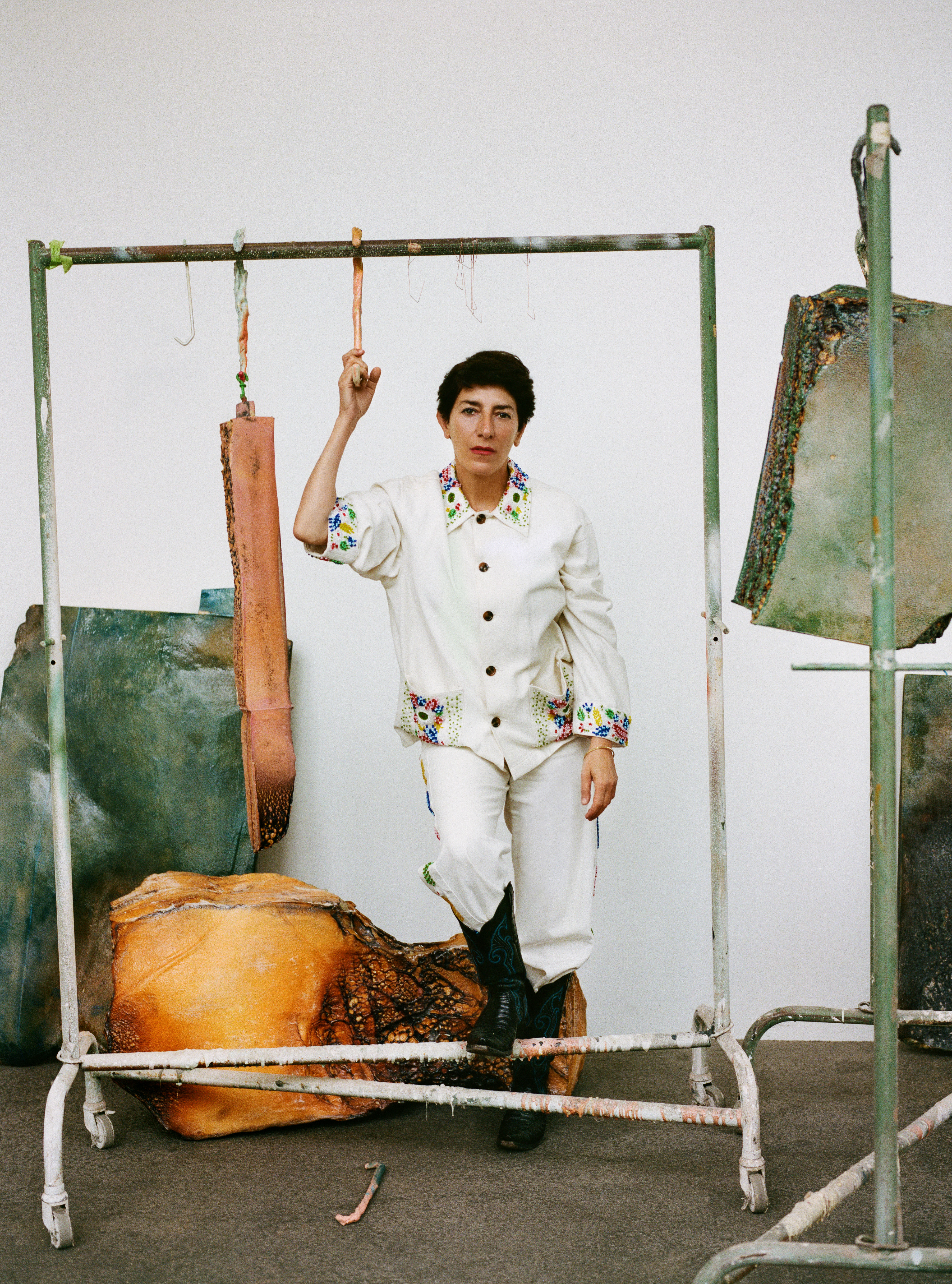 Thumbnail image for press titled Inside Nairy Baghramian’s sculptural playground