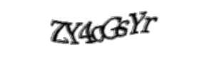 Security check image, please type the characters shown