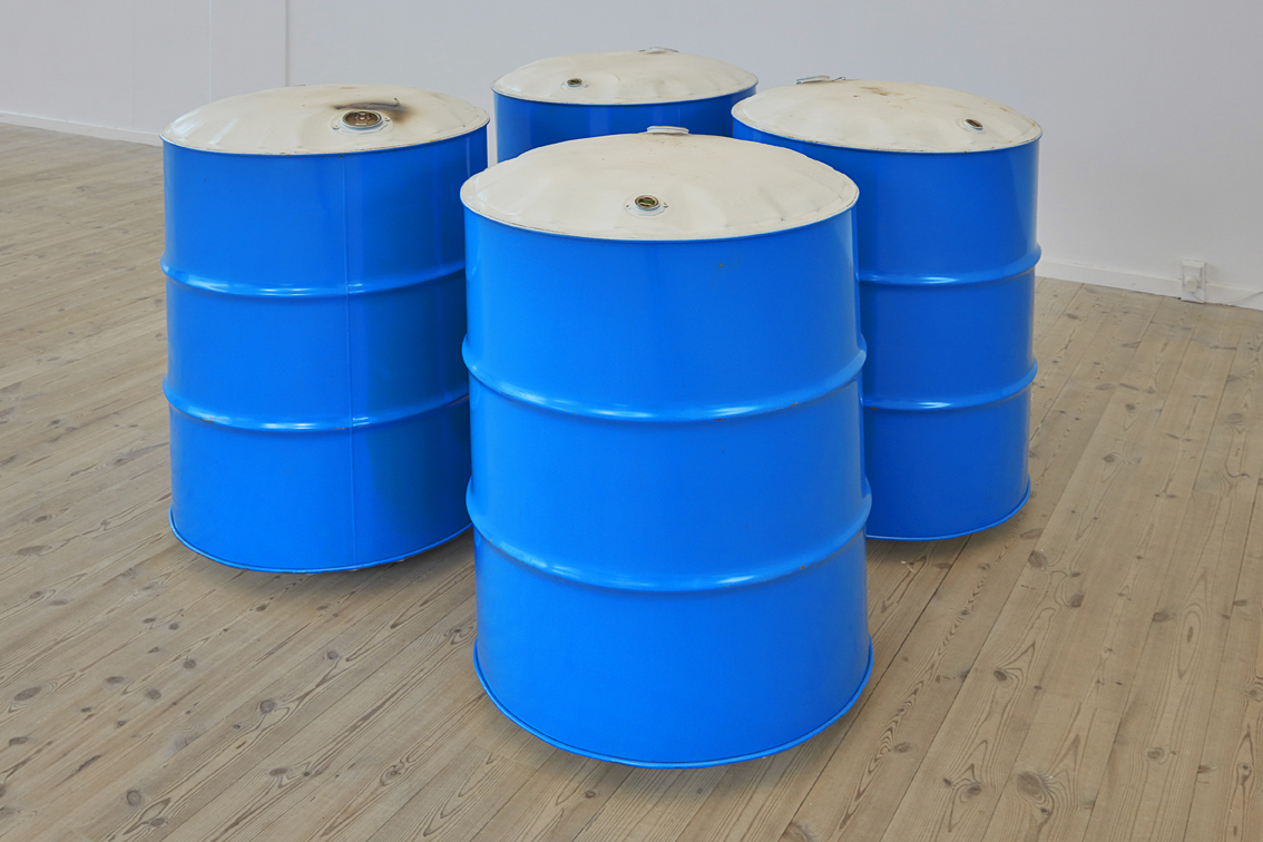 Installation view, 'Roman Signer. Installation', Kunsthal Aarhus, Aarhus, Denmark