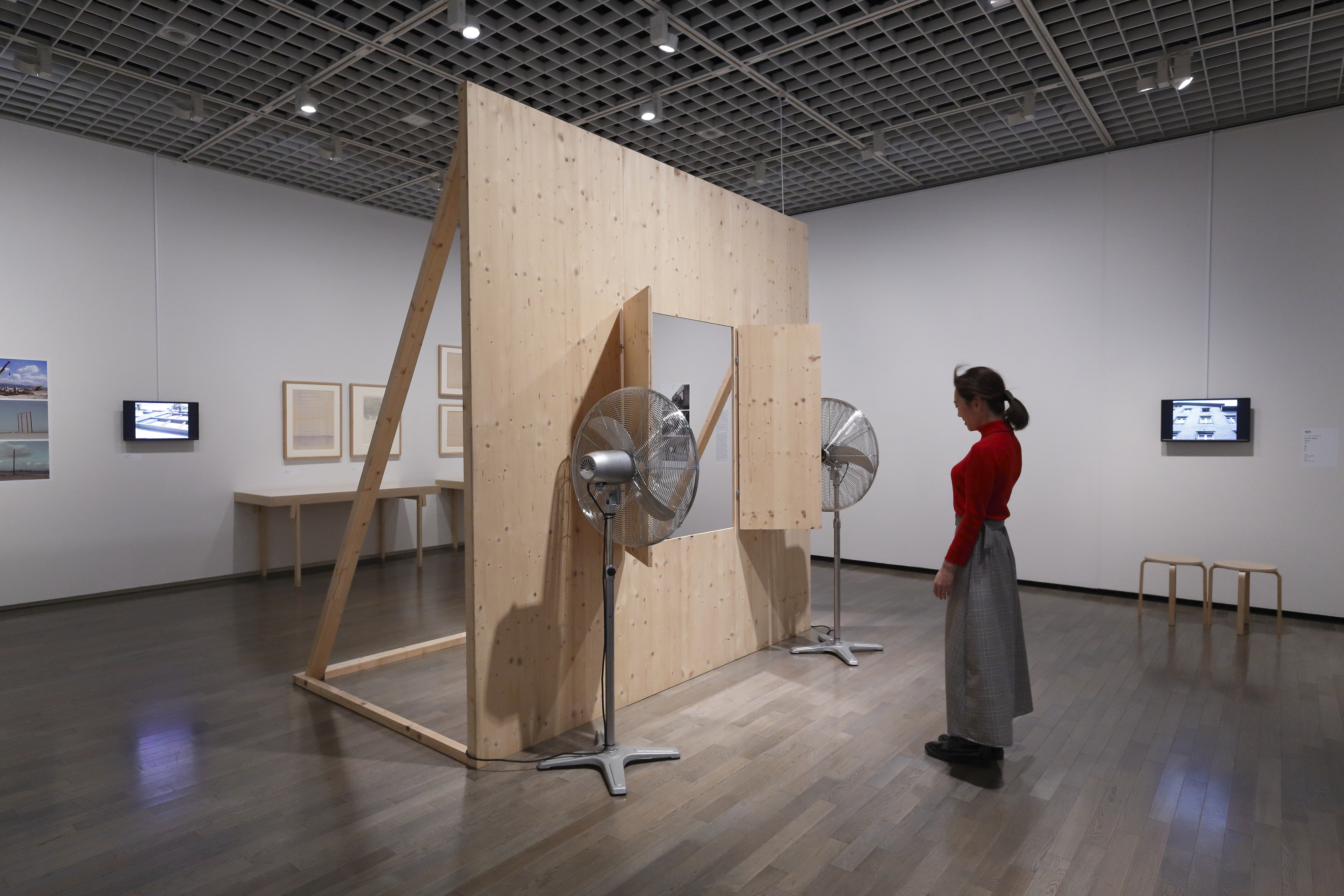 Installation view, 'Fensterläden (Window Shutters)' (2012) at The National Museum of Modern Art, Tokyo, Japan