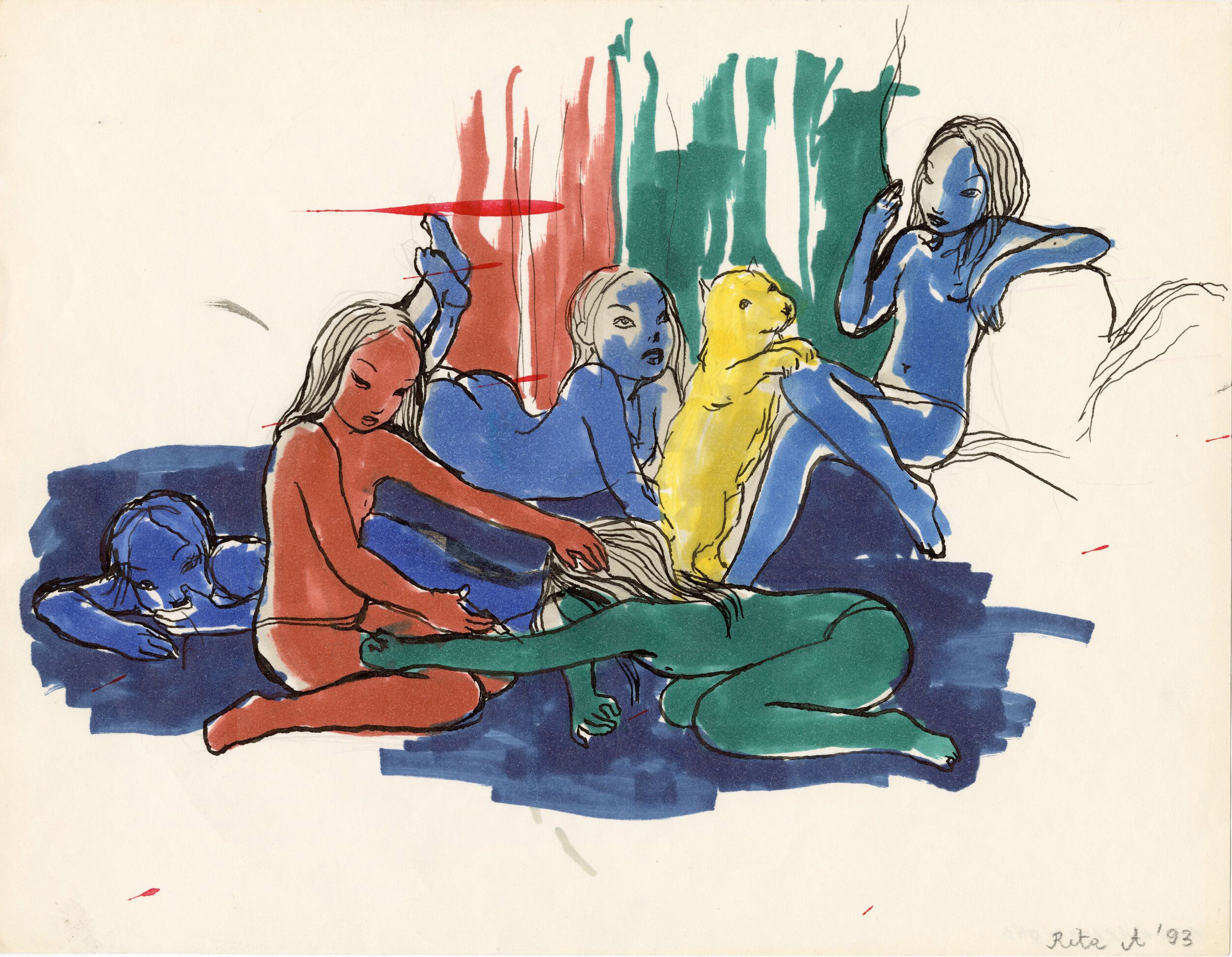 Thumbnail image for exhibition titled Rita Ackermann