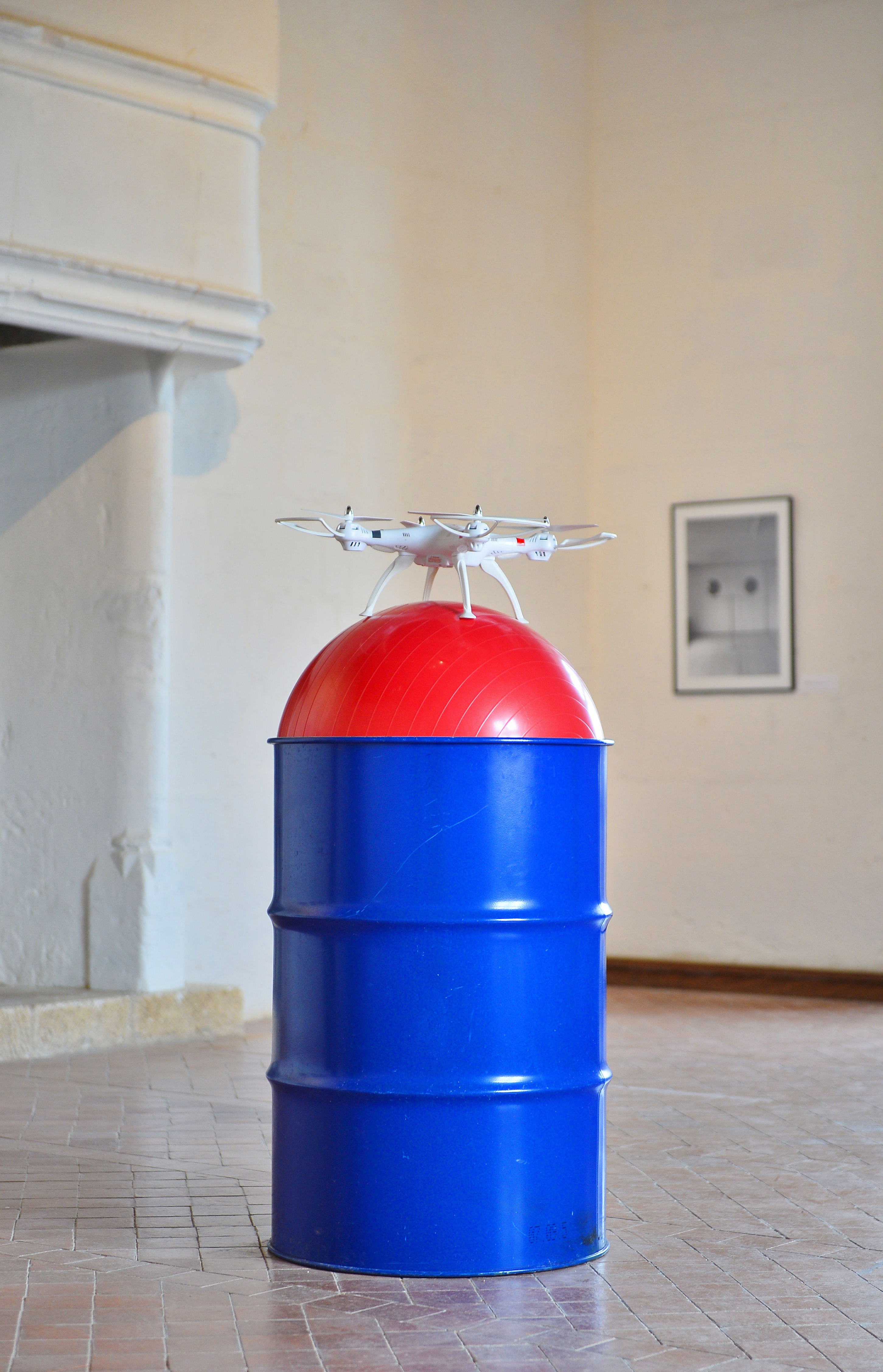 Installation view, 'Roman Signer', Château de Montsoreau-Musée d’art contemporain, Montsoreau, France