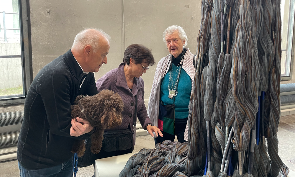 Ursula with Sheila Hicks