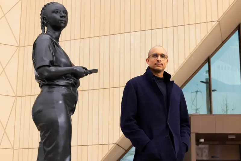 Thumbnail image for press titled Thomas J Price’s Tallest Sculpture Rises Outside London’s V&A East