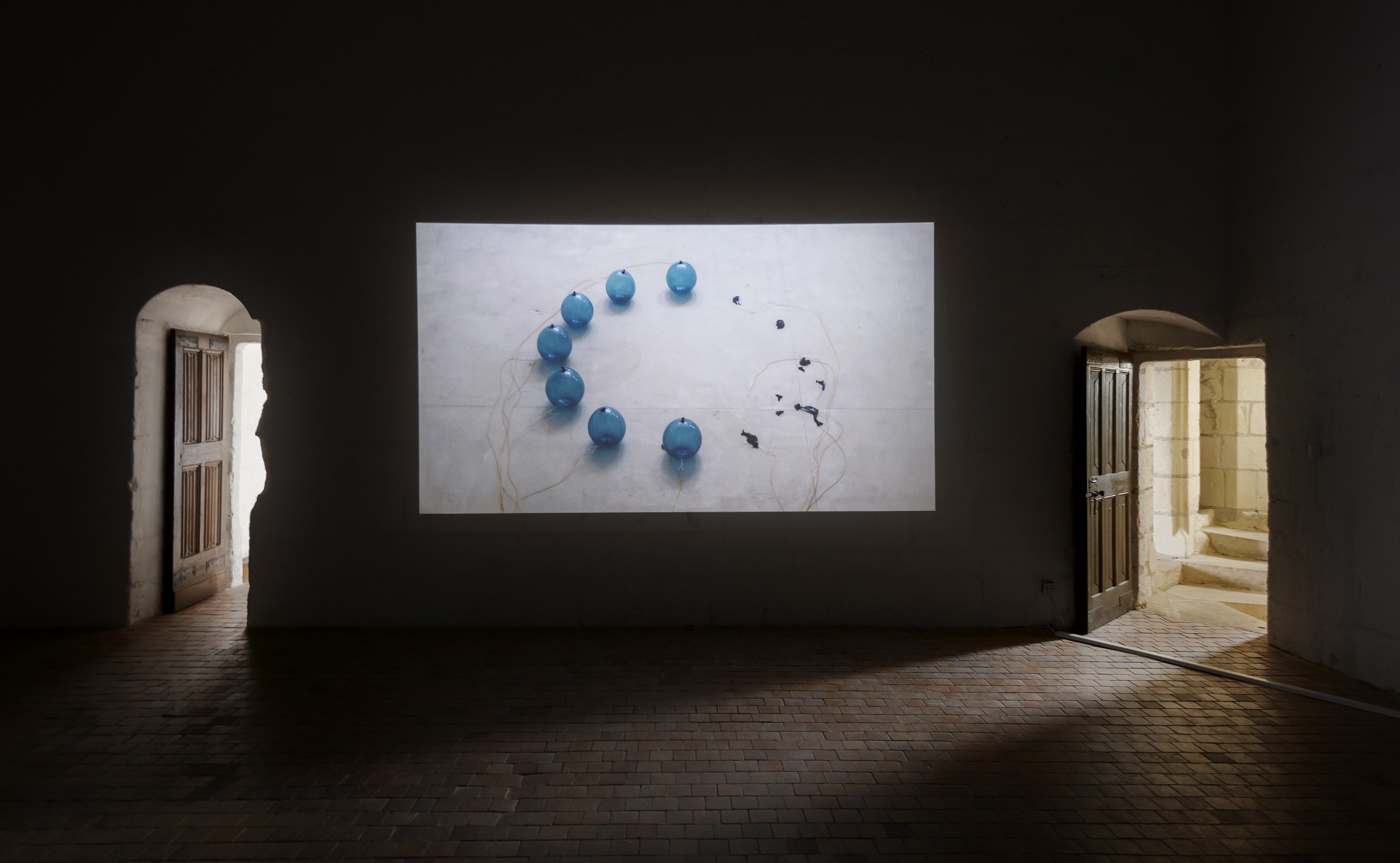 Installation view, 'Roman Signer', Château de Montsoreau-Musée d’art contemporain, Montsoreau, France