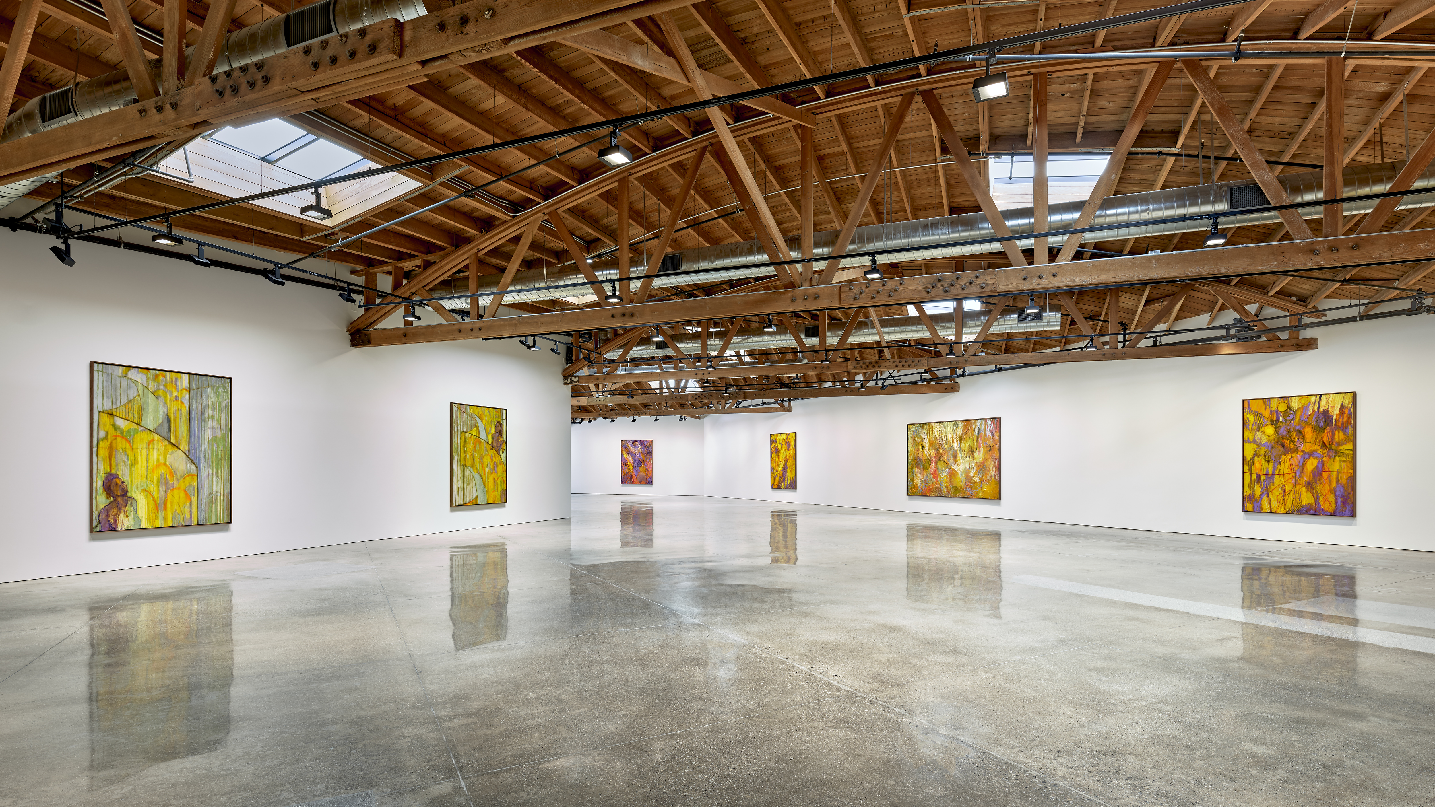 Installation view: Hauser & Wirth, 'Christina Kimeze. Long loops', Los Angeles CA, 2025