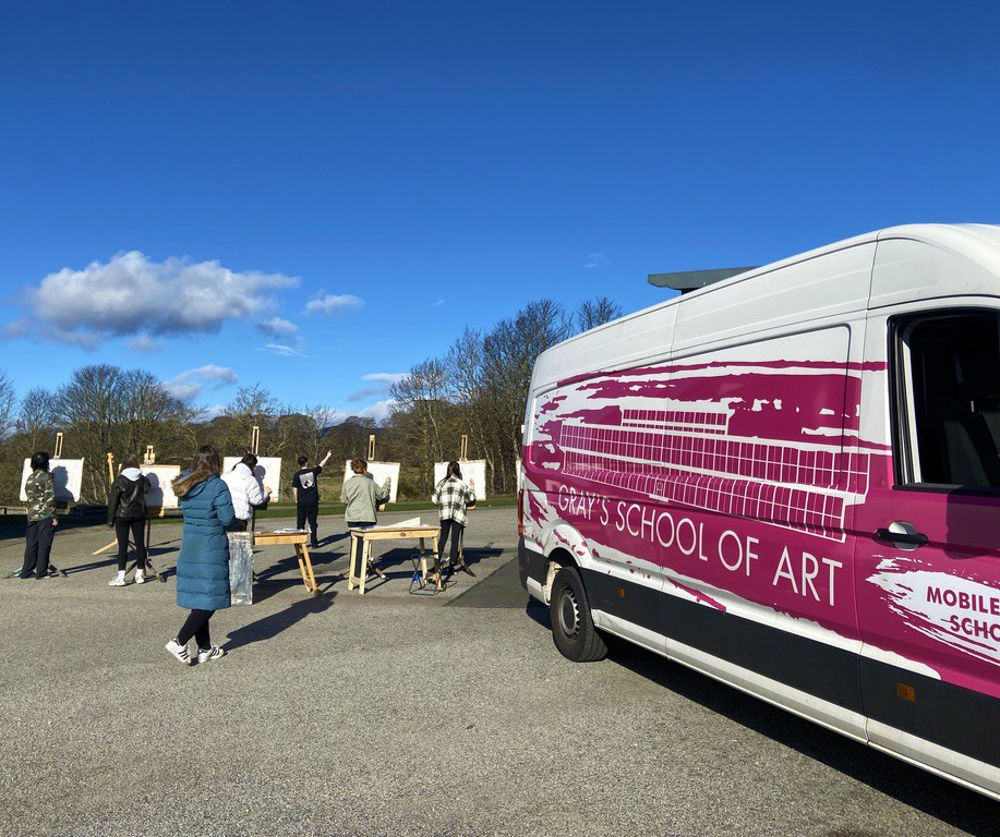 Image for news titled Hauser & Wirth Launches Mobile Art Bus as Part of Three-Year Project with Gray’s School of Art