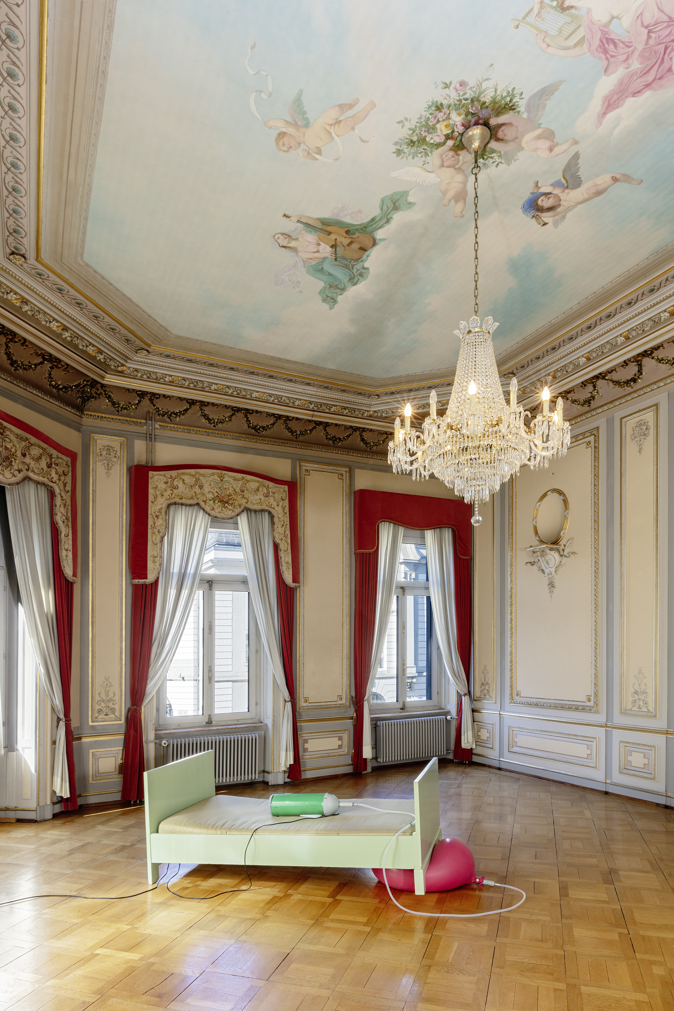 Installation view, Kirchhoferhaus Kunstmuseum, St. Gallen, Switzerland