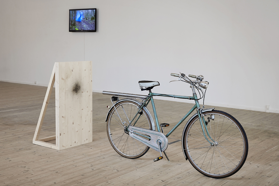 Installation view, 'Roman Signer. Installation', Kunsthal Aarhus, Aarhus, Denmark