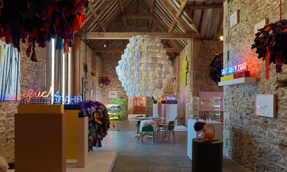 ‘GRUPPENAUSSTELLUNG,’ Hauser & Wirth Somerset, 2023. Photo: Ken Adlard