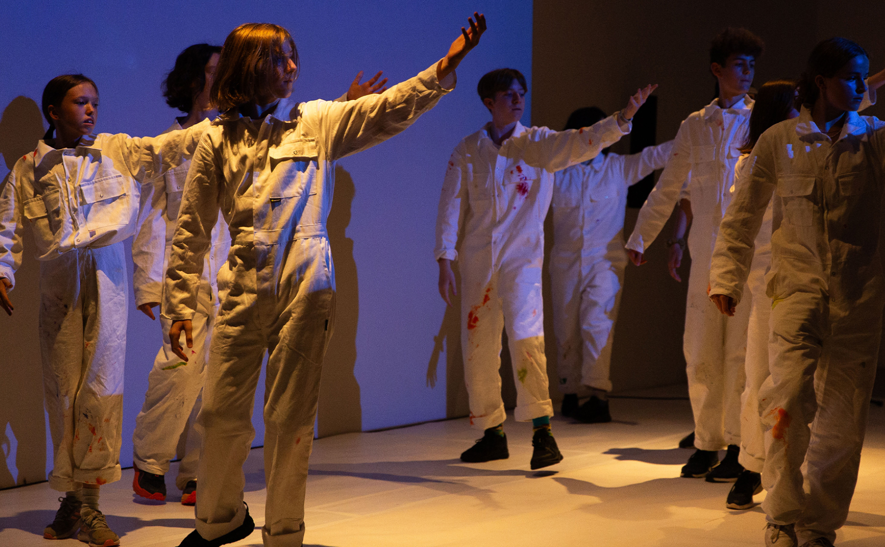 ‘Retell Again and Again’, Bristol Old Vic Youth Theatre Summer School Performance at Hauser & Wirth Somerset