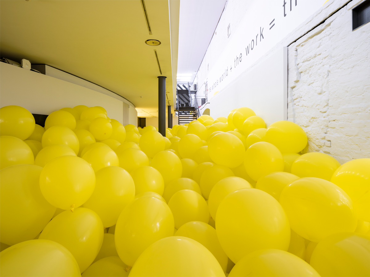 Thumbnail image for exhibition titled Martin Creed<br>Work No. 3868 Half The Air In A Given Space