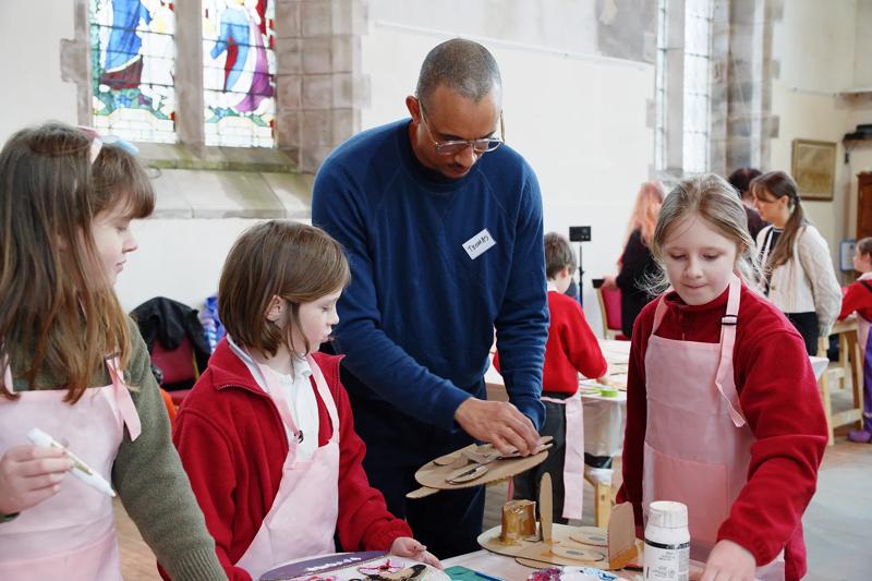 Mobile Art School with Gray’s School of Art, Braemar School and Thomas J Price, 2026. Courtesy Hauser & Wirth and Gray’s School of Art. Photo: Lee Pretious
