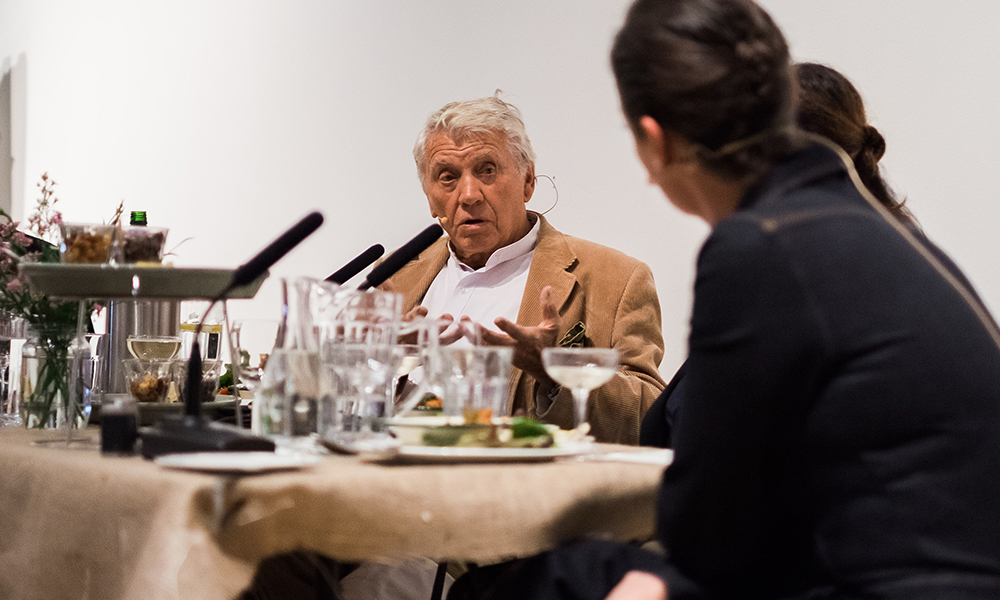 Don McCullin during the Open Source Salon with Mary McCartney and special guests, 2018