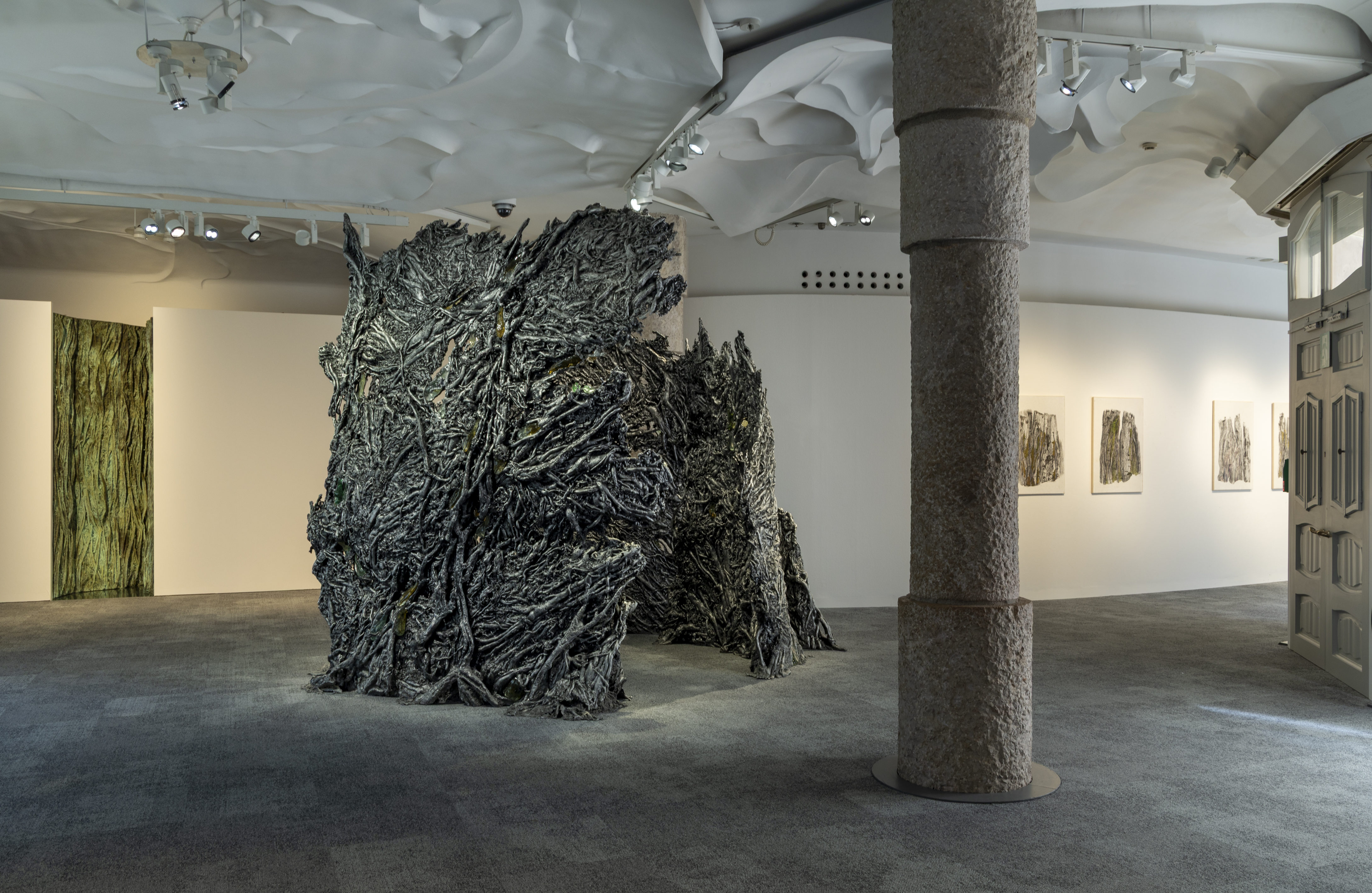 Installation view, ‘Cristina Iglesias. Passages,’ Fundació Catalunya La Pedrera, Barcelona, Spain