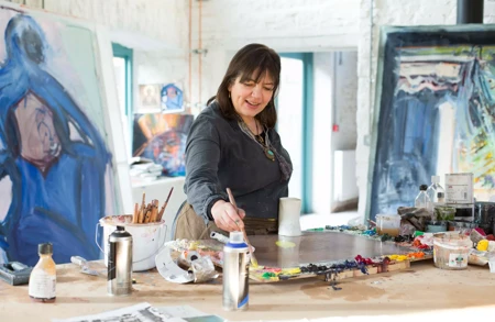 Thumbnail image for event called Open Studio and Talk: Catherine Goodman