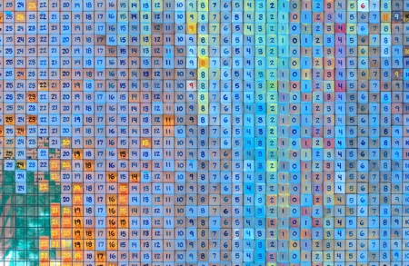 Thumbnail image for exhibition titled Numbers and Trees: Palm Canyon, Palm Trees Series 3