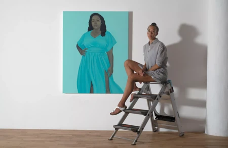 Thumbnail image for news titled Amy Sherald Paints Breonna Taylor for the Cover of Vanity Fair's September 2020 Issue