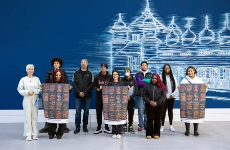 Thumbnail image for news titled Gary Simmons Collaborates with Young Creatives from Artistic Noise in New York