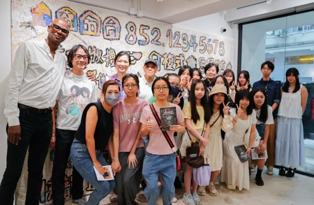 Thumbnail image for news titled Education Lab Launches in Hong Kong with Investigation of Mark Bradford’s ‘Merchant Posters’
