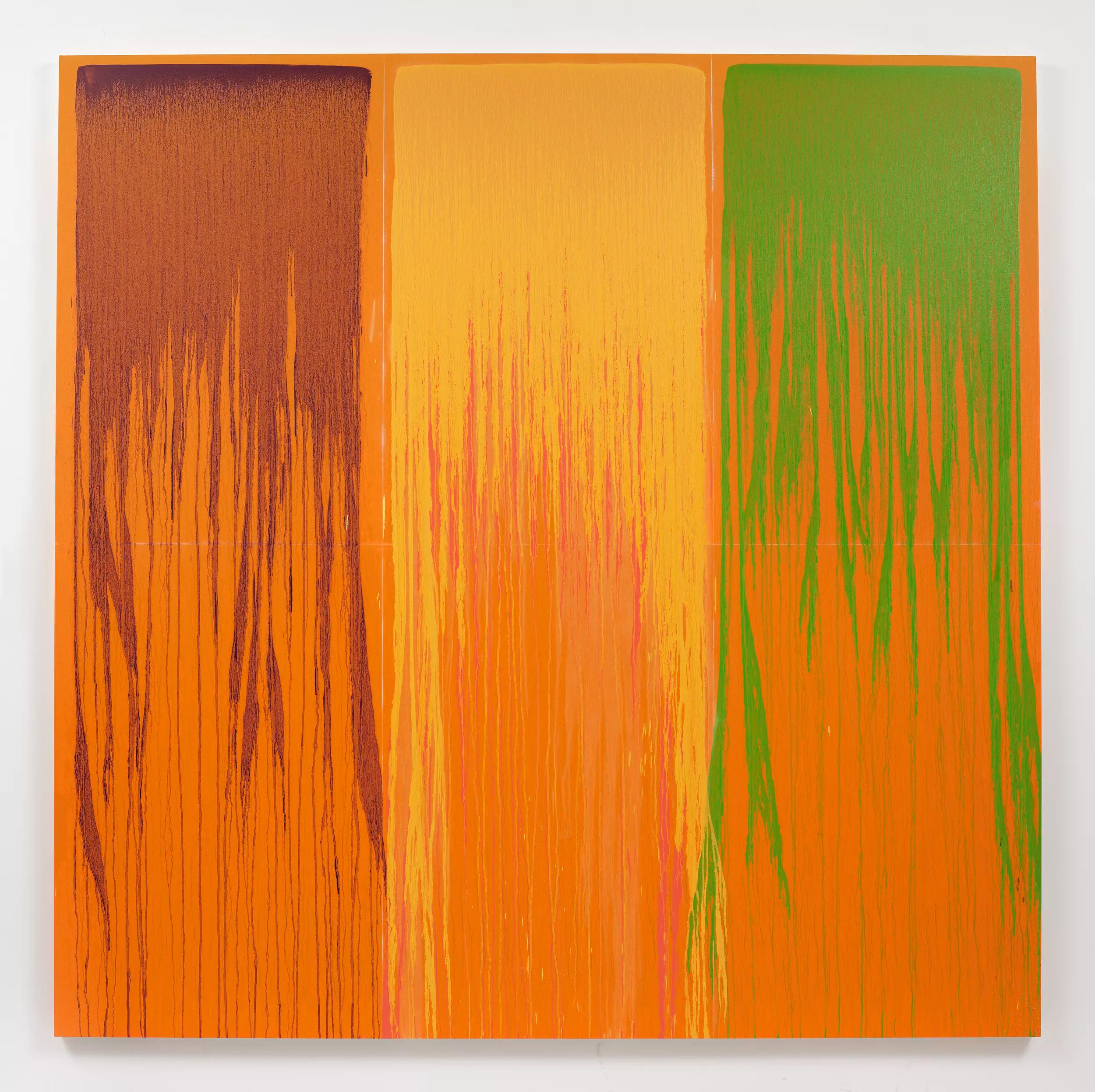 Thumbnail image for Exhibition titled Pat Steir: Color Wheel and Waterfalls
