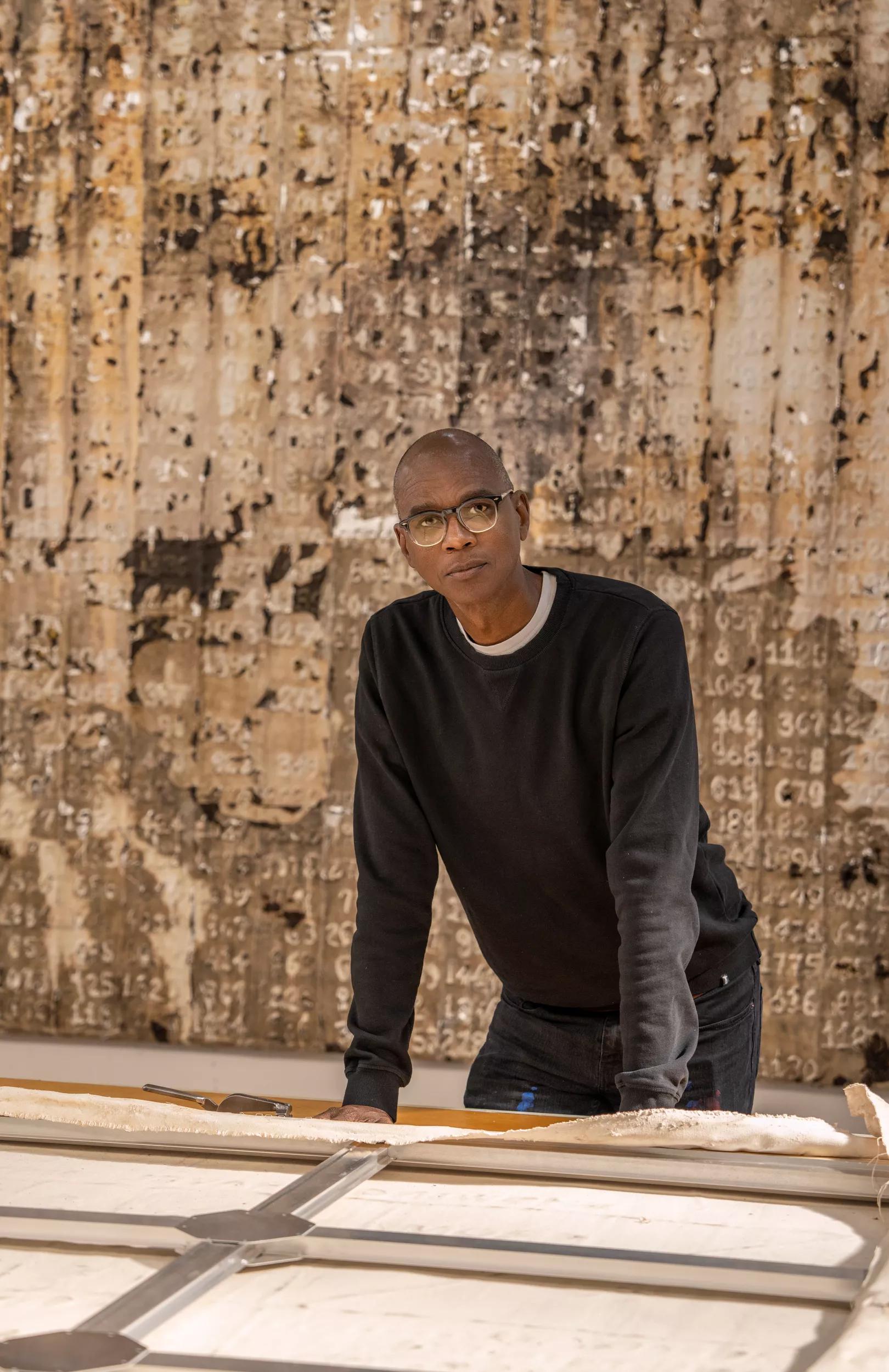 Hero image for article titled Mark Bradford Wins the 2024 Getty Prize