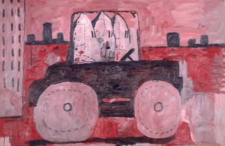 Thumbnail image for press titled Chris Ofili on Philip Guston’s City Limits, 1969