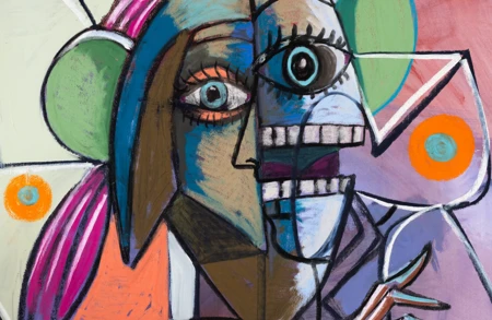 Thumbnail image for exhibition titled George Condo Figure Composition