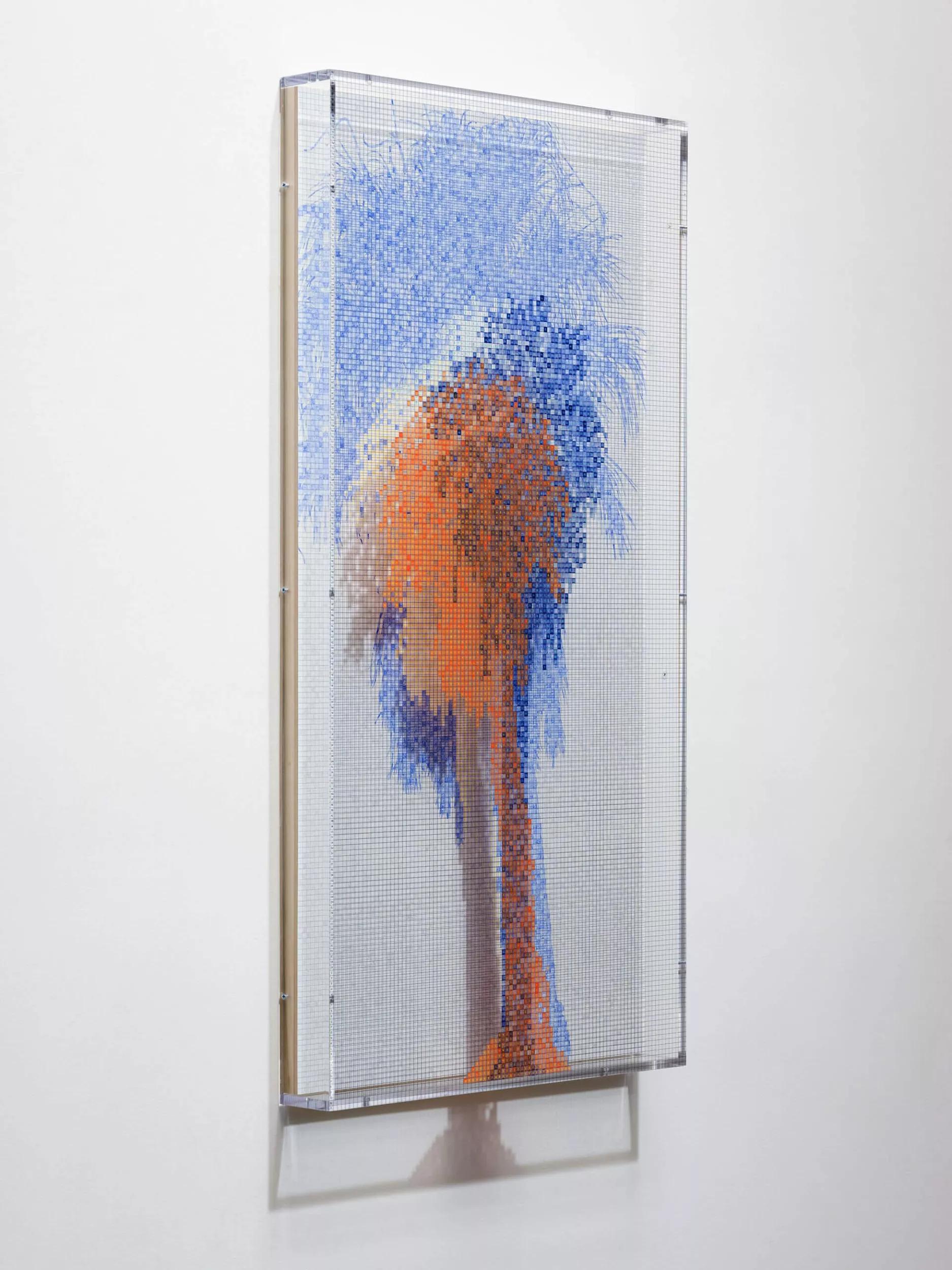 Thumbnail image for exhibition titled Numbers and Trees: Palm Canyon, Palm Trees Series 3, Tree #2