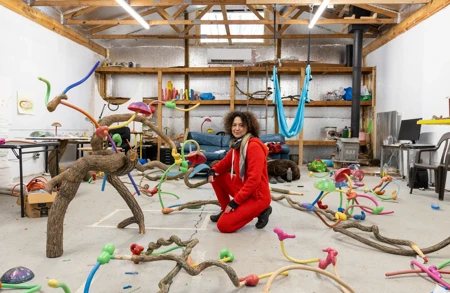 Thumbnail image for press titled Mika Rottenberg ‘I’m not an angel or a political activist. I want to be authentic’