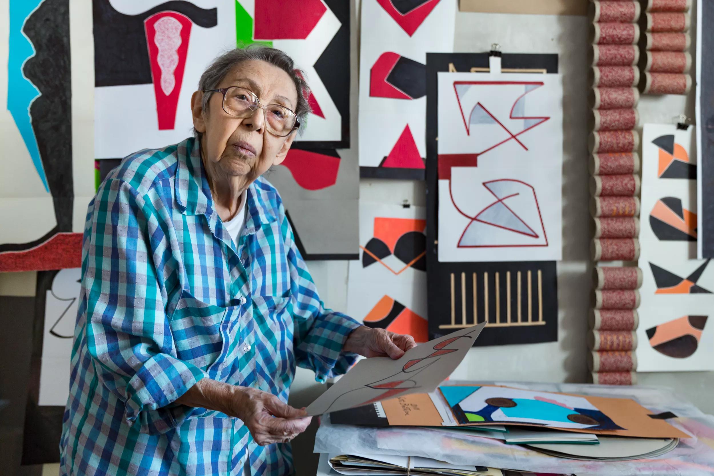 Hero image for article titled Interview with Geta Brătescu