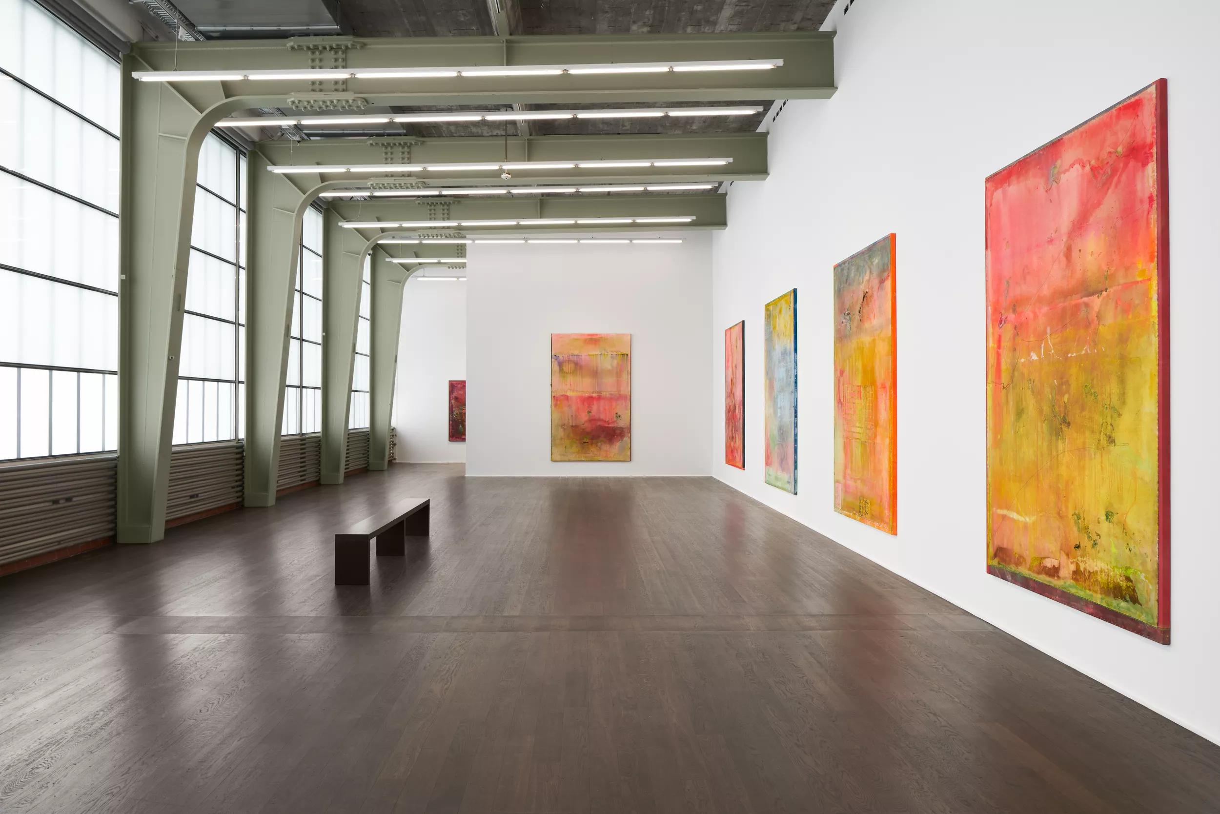 Hero image for event titled Exhibition Walkthrough: ‘Frank Bowling. Penumbral Light’ with Ben Bowling and Neil Wenman