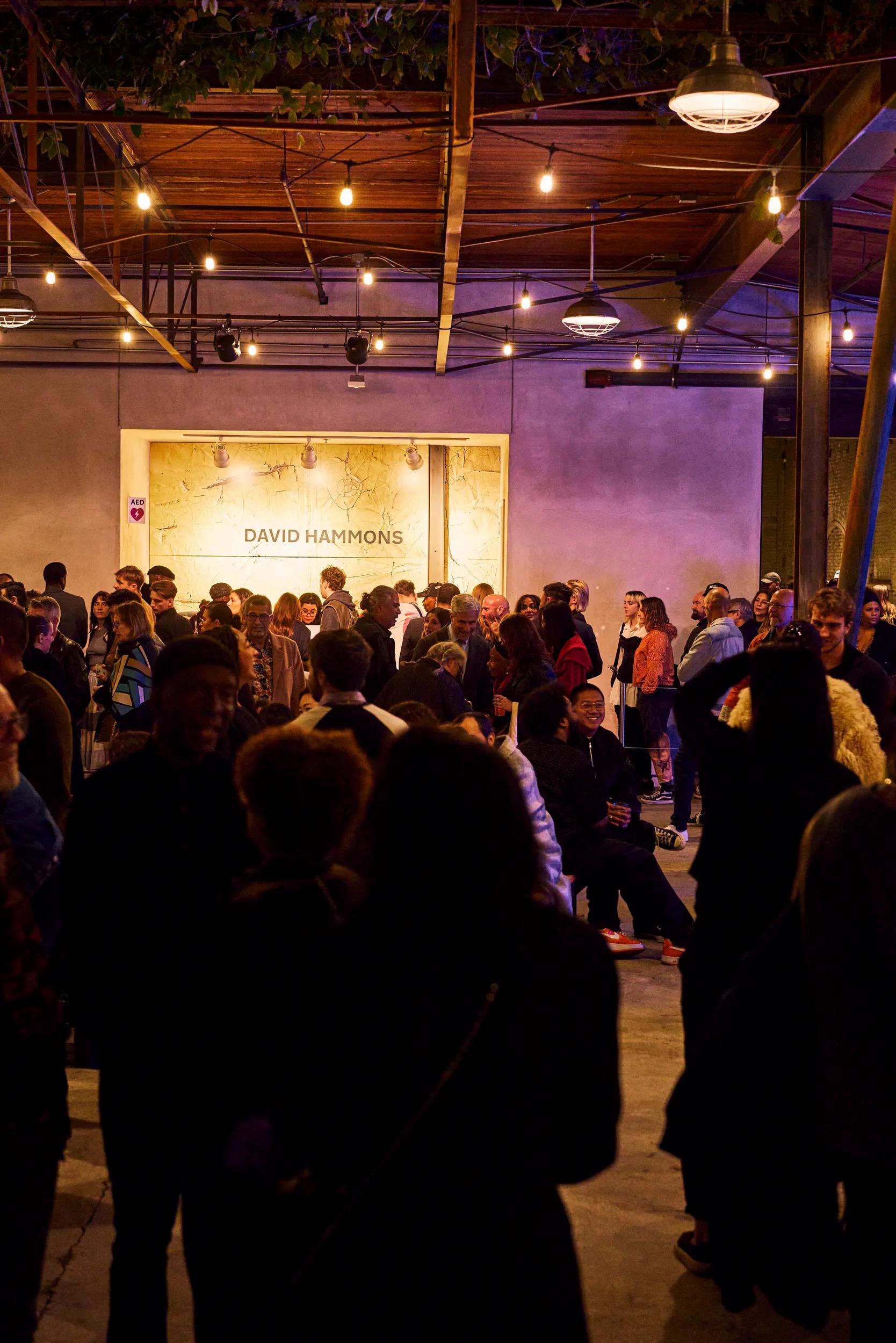 Opening celebration for ‘David Hammons. Concerto in Black and Blue,’ 2025. Photo: Mario de Lopez 