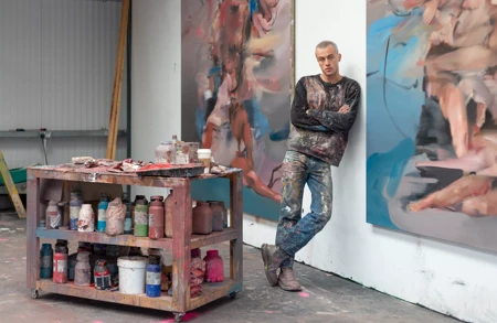 Thumbnail image for press titled Meet George Rouy, the 30-Year-Old British Painter With a Knack for Making Things ‘Bleed’