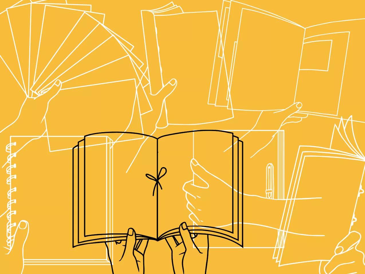 Hero image for event titled Workshop: Art, Activism, and DIY: Zine-Making as a Tool for Change