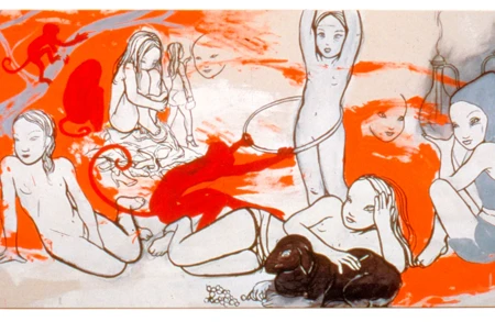 Thumbnail image for news titled Rita Ackermann and the Traumas of War
