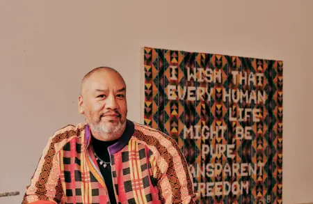 Thumbnail image for press titled Inside the Cover Story with Artist Jeffrey Gibson