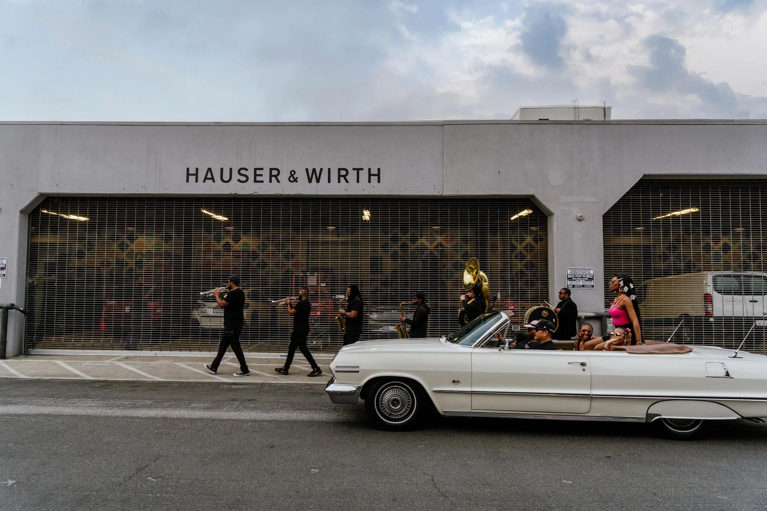 Protective Style by Autumn Breon, The Performance Project at Hauser & Wirth Downtown Los Angeles, 2023. Photo: Giovanni Solis