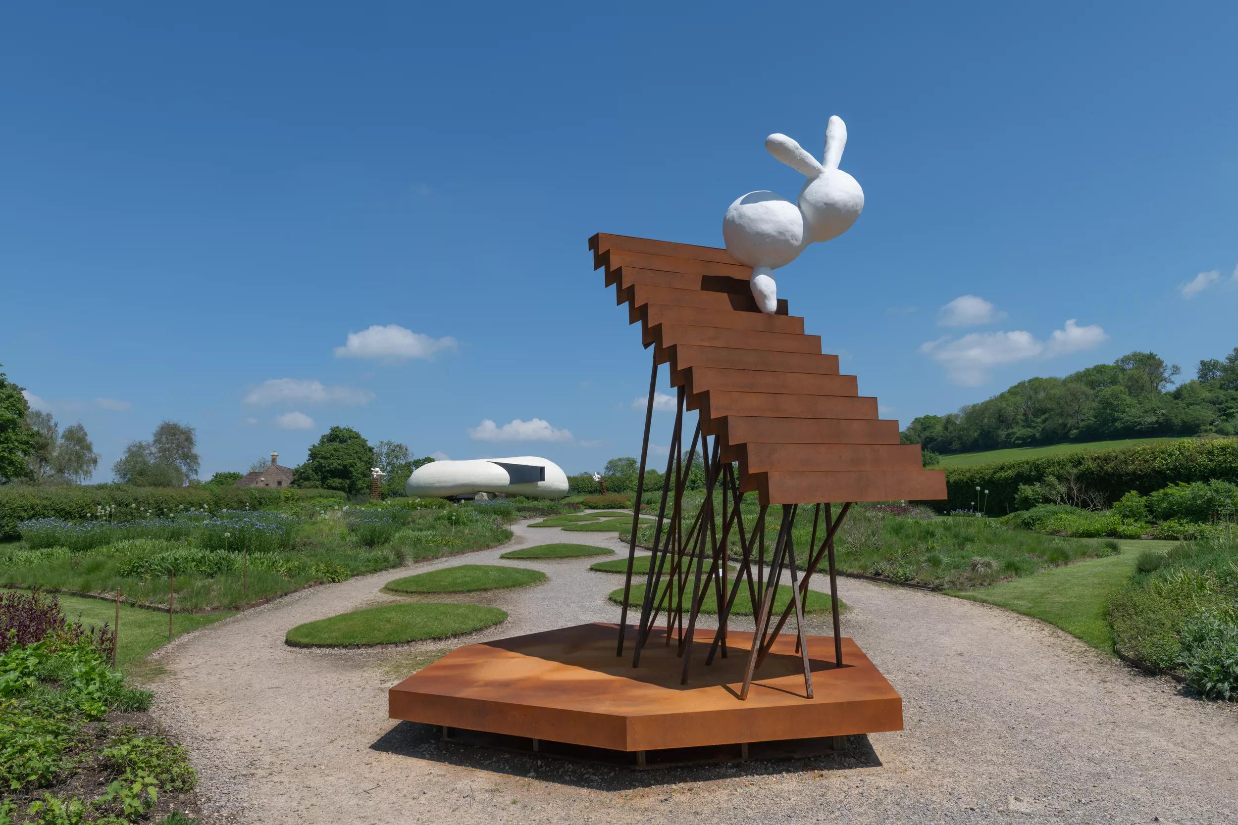Hero image for article titled Phyllida Barlow Outdoor Sculpture Unveiled in Somerset