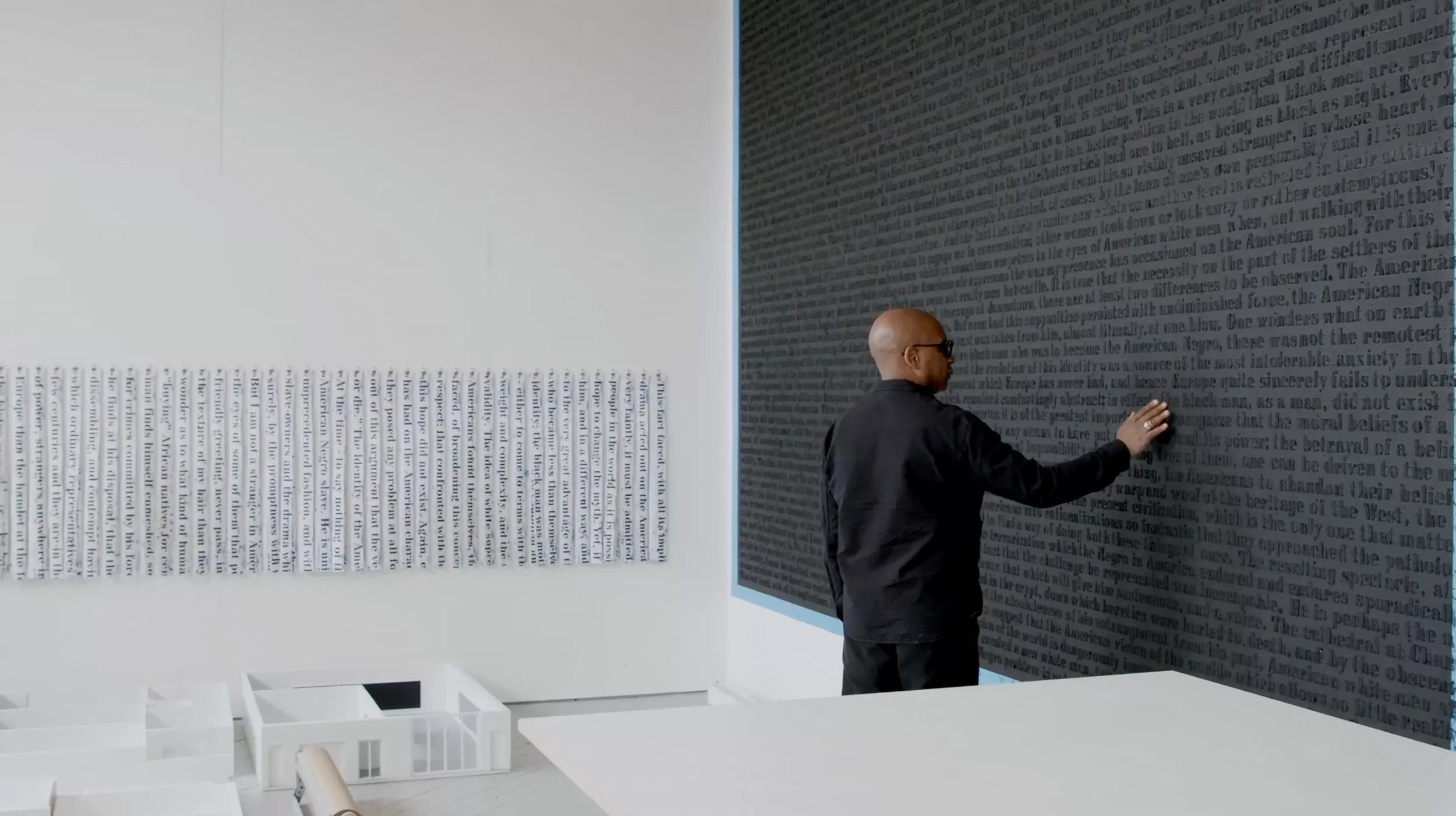 Hero image Ursula Hero titled Glenn Ligon: In the Studio
