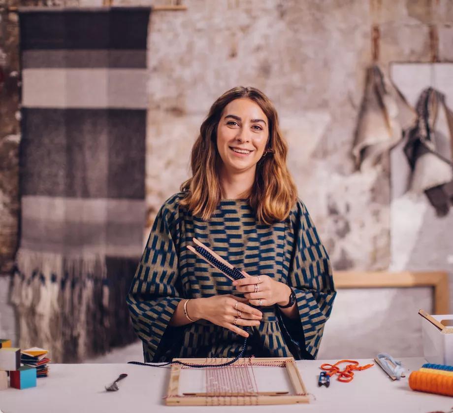 Hero image for event titled Frame Weaving Waste Workshop with Maria Sigma