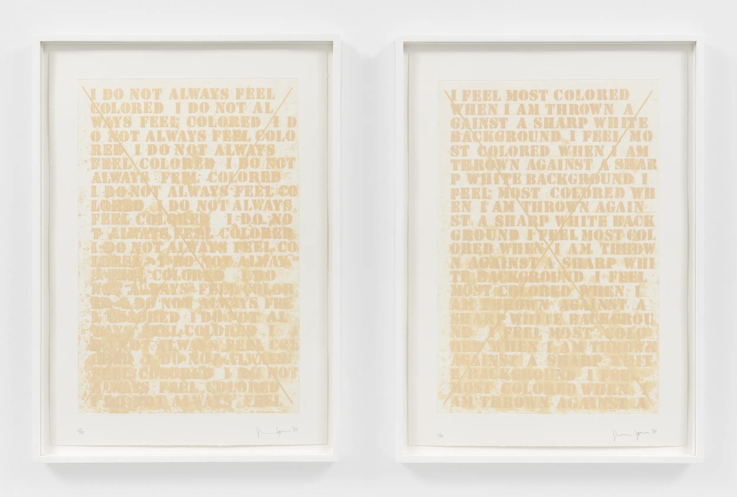 Image for exhibition titled Glenn Ligon